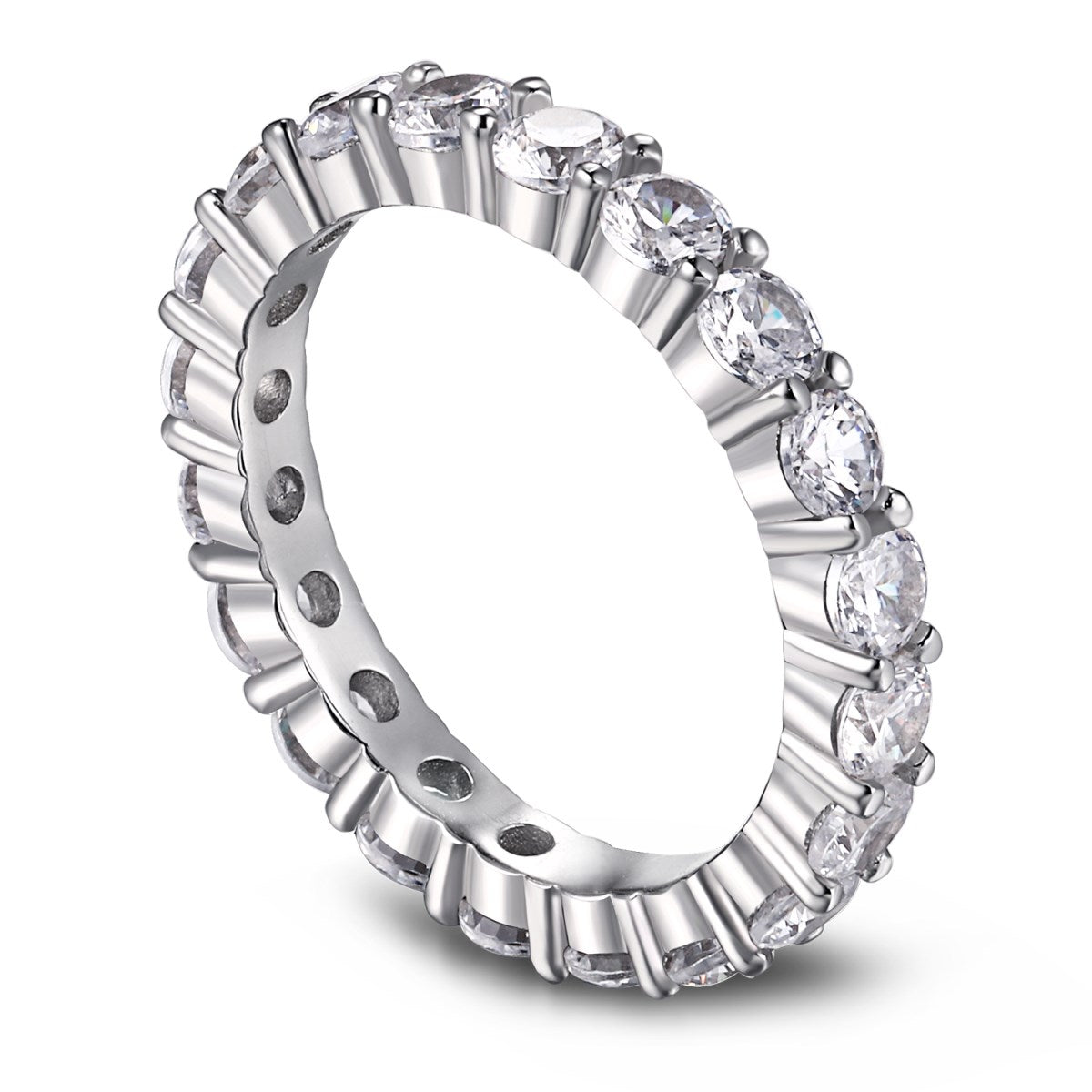[⭐Sparkve Jewelry]⭐Sparkveling Round Cut Tennis Ring