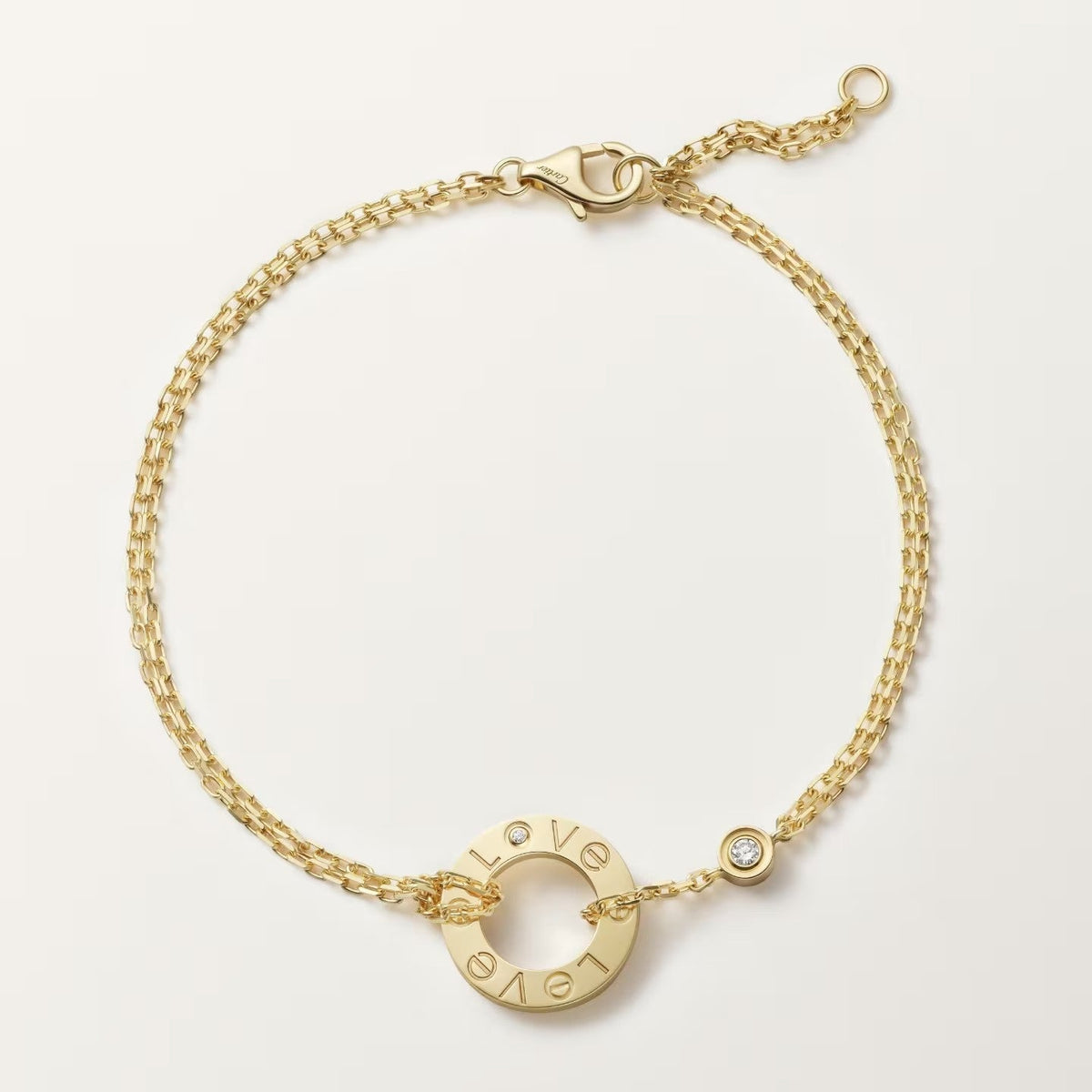 [⭐Sparkve]LOVE BRACELET 2 DIAMOND