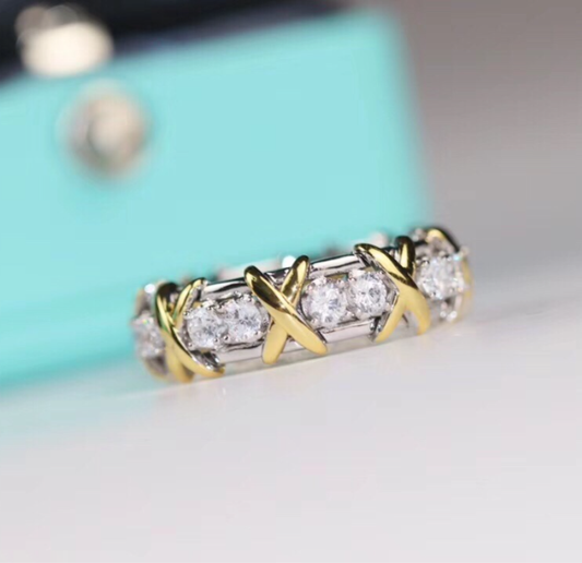 [⭐Sparkve jewelrys]Classic Gold Diamond Ring