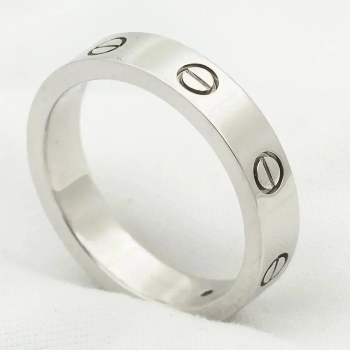 [⭐Sparkve]LOVE RING 4MM 1 DIAMOND SILVER