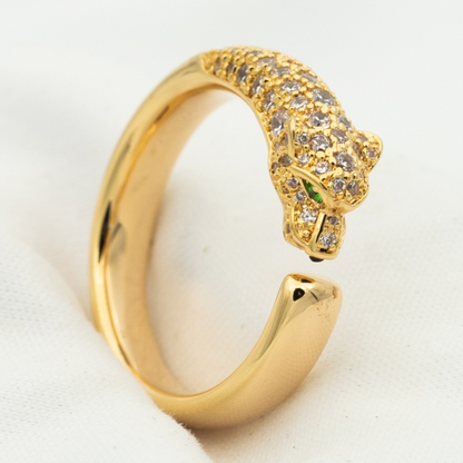 [⭐Sparkve]PANTHERE RING DIAMOND 7.3MM