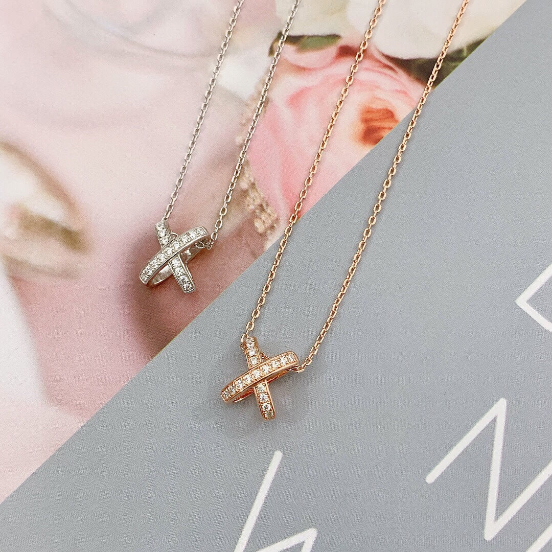 [⭐Sparkve]JEUX DE DIAMOND NECKLACE