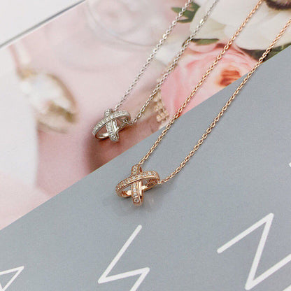[⭐Sparkve]JEUX DE DIAMOND NECKLACE