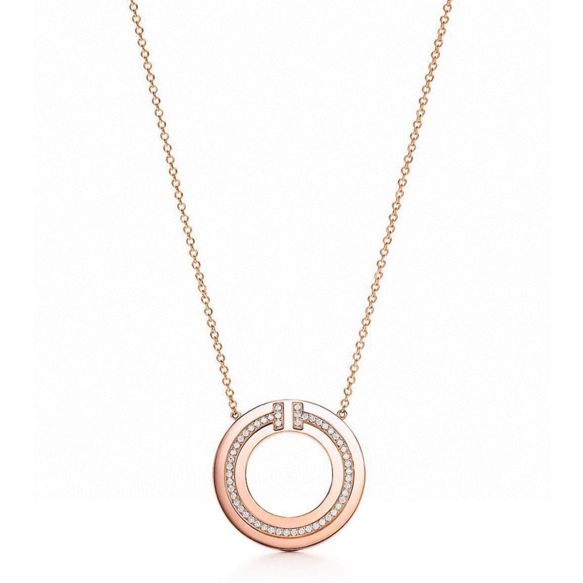 [⭐Sparkve Jewels]DIAMOND AND MOTHER OF PEARL CIRCLE PENDANT