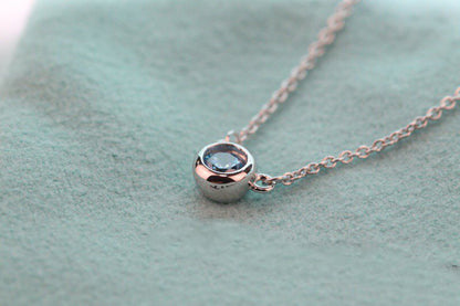 [⭐Sparkve Jewels]ELSA PERETTI SERIES SINGLE DIAMOND SIMPLE NECKLACE