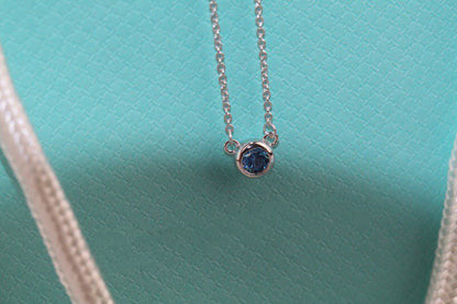 [⭐Sparkve Jewels]ELSA PERETTI SERIES SINGLE DIAMOND SIMPLE NECKLACE