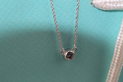 [⭐Sparkve Jewels]ELSA PERETTI SERIES SINGLE DIAMOND SIMPLE NECKLACE