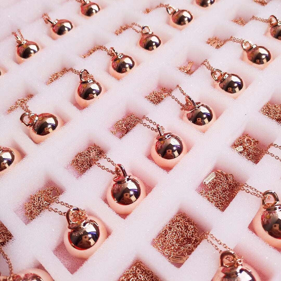 [⭐Sparkve Jewels]HARDWEAR PENDENTIF BALL ROSE NECKLACE
