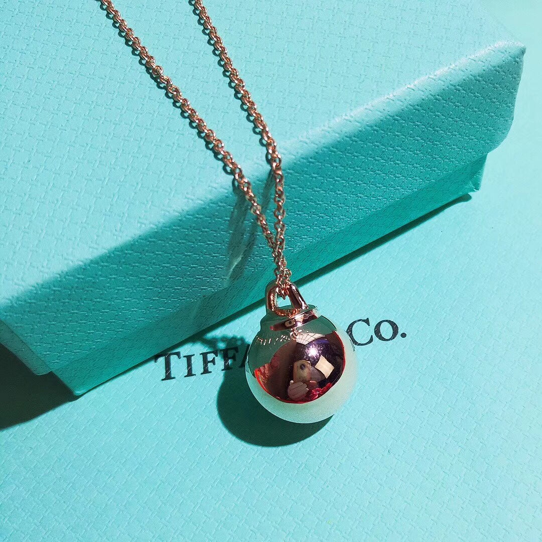 [⭐Sparkve Jewels]HARDWEAR PENDENTIF BALL ROSE NECKLACE