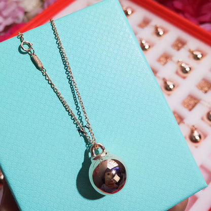[⭐Sparkve Jewels]HARDWEAR PENDENTIF BALL ROSE NECKLACE