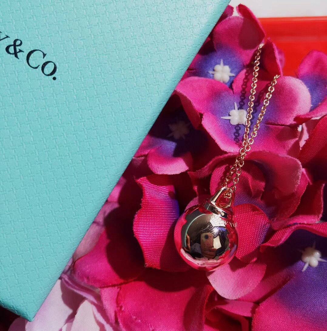 [⭐Sparkve Jewels]HARDWEAR PENDENTIF BALL ROSE NECKLACE