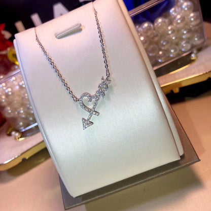 [⭐Sparkve Jewels]COLGANTE HEART & ARROW NECKLACE