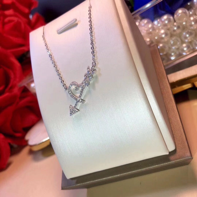 [⭐Sparkve Jewels]COLGANTE HEART & ARROW NECKLACE