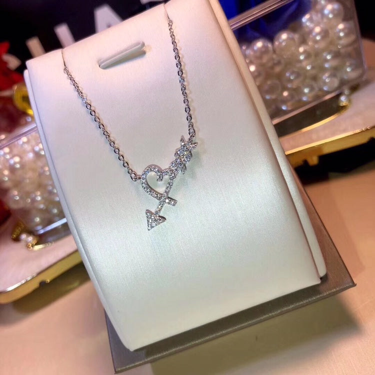 [⭐Sparkve Jewels]COLGANTE HEART & ARROW NECKLACE