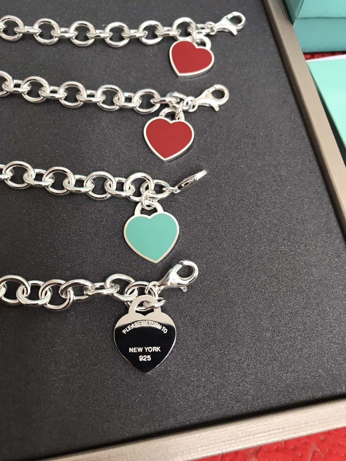 [⭐Sparkve Jewels]HEART TAG BRACELET SILVER MEDIUM