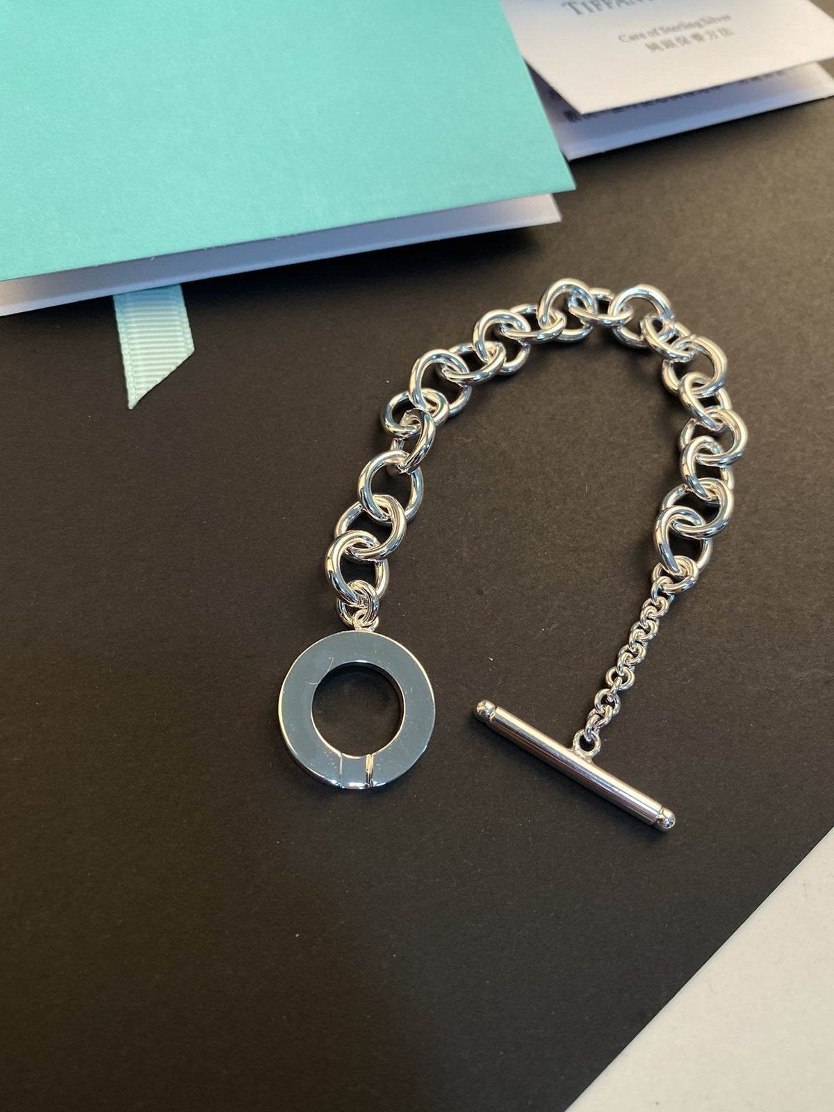 [⭐Sparkve Jewels]TOGGLE TAG BRACELET SILVER