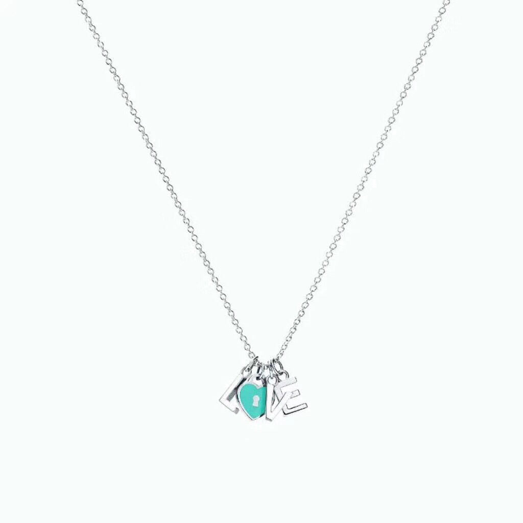 [⭐Sparkve Jewels]COLLAR LOVE PLATA NECKLACE
