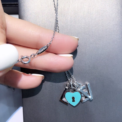 [⭐Sparkve Jewels]COLLAR LOVE PLATA NECKLACE