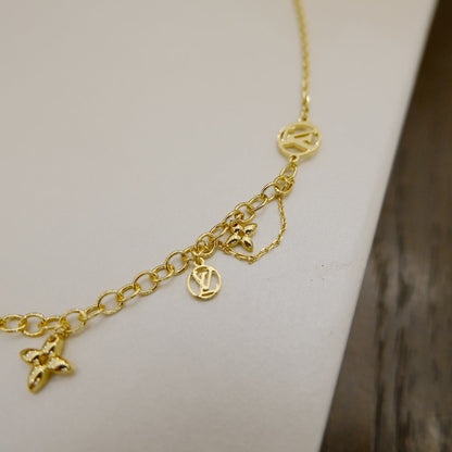 [⭐Sparkve]BLOOMING SUPPLE NECKLACE BRASS