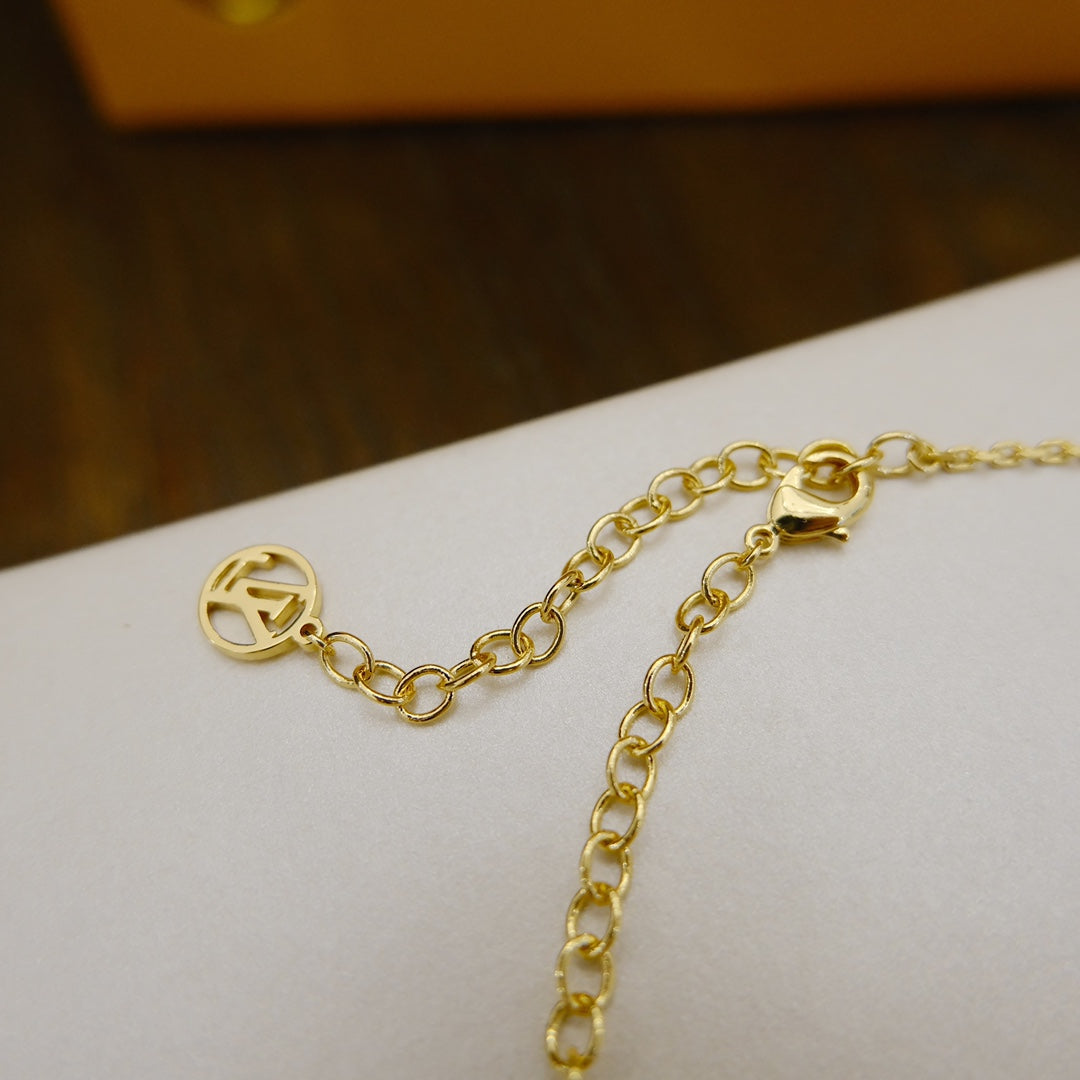 [⭐Sparkve]BLOOMING SUPPLE NECKLACE BRASS