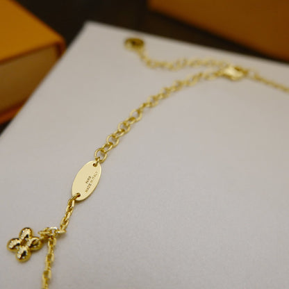 [⭐Sparkve]BLOOMING SUPPLE NECKLACE BRASS