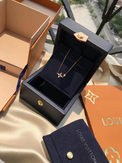 [⭐Sparkve]BLOSSOM PENDANT PINK GOLD AND DIAMOND