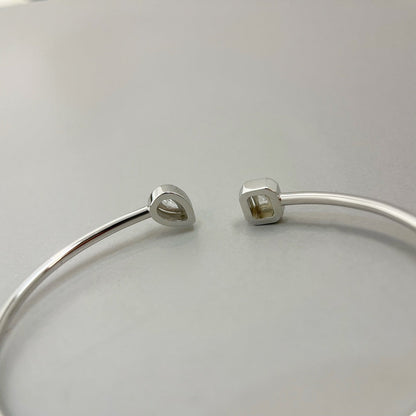 [⭐Sparkve]JONC FLEX MY TWIN TOI & MOI SILVER DIAMOND BRACELET