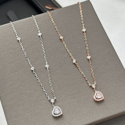 [⭐Sparkve]JOY HEART DIAMOND NECKLACE