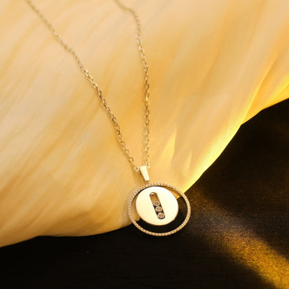 [⭐Sparkve]Demo MOVE MM SILVER DIAMOND NECKLACE