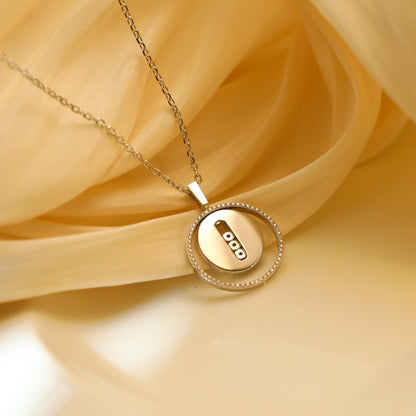 [⭐Sparkve]Demo MOVE MM SILVER DIAMOND NECKLACE
