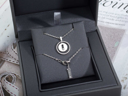 [⭐Sparkve]Demo MOVE PM NECKLACE SILVER DIAMOND