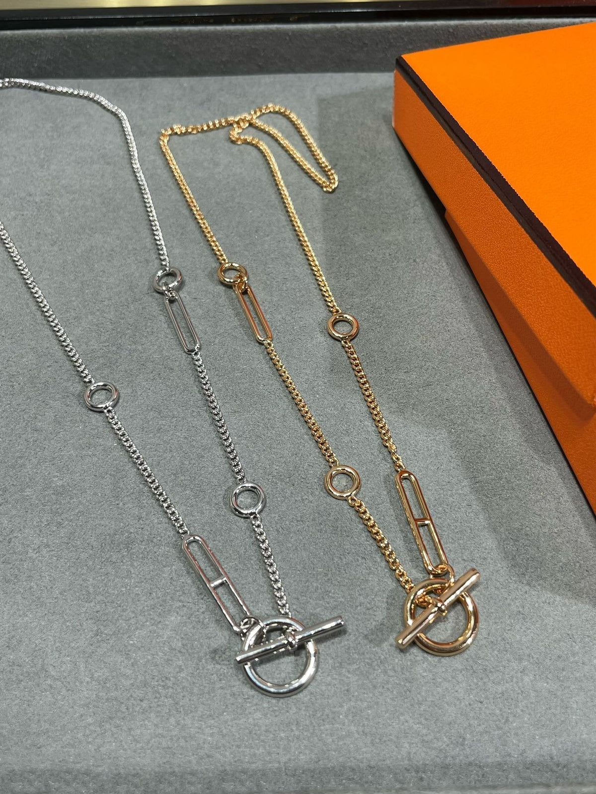 [⭐Sparkve]HM STERLING CHAINE D'ANCRE HEART