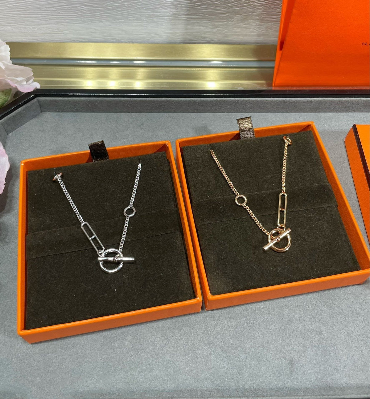 [⭐Sparkve]HM STERLING CHAINE D'ANCRE HEART