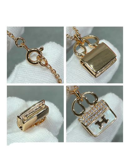 [⭐Sparkve]H CIRCE MOISSANITE PENDANT NECKLACE GOLD