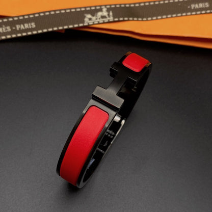 [⭐Sparkve]CLIC HM SO BLACK RED BRACELET