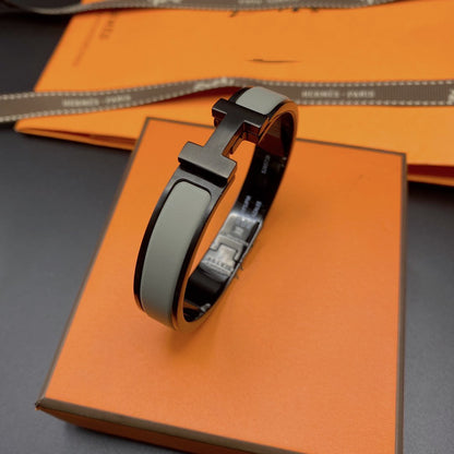 [⭐Sparkve]CLIC HM SO BLACK GREY BRACELET