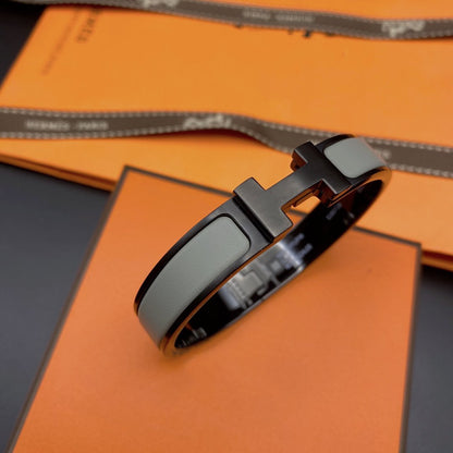 [⭐Sparkve]CLIC HM SO BLACK GREY BRACELET