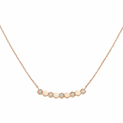 [⭐Sparkve]BEE MY LOVE DIAMOND NECKLACE