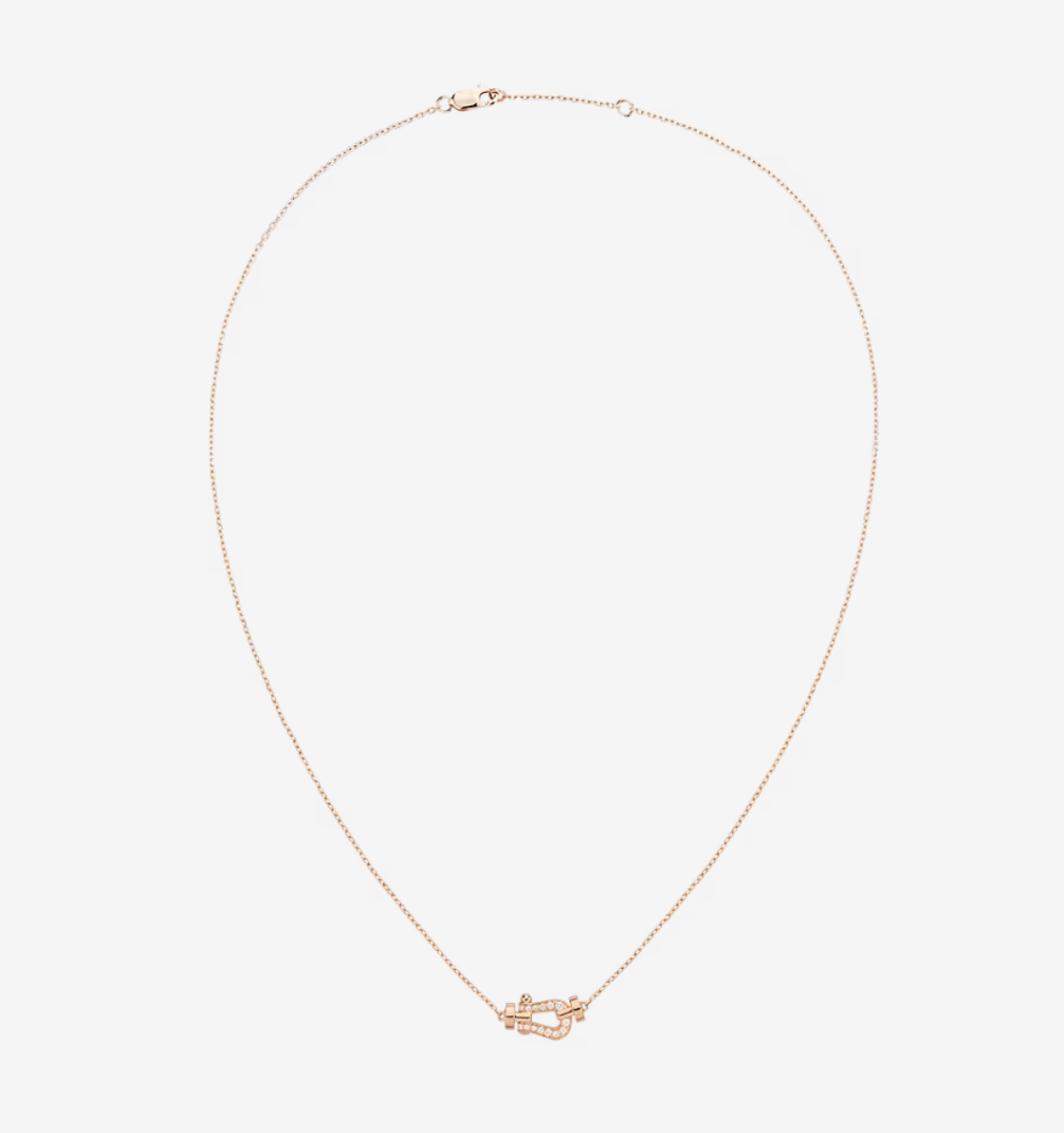 [⭐Sparkve]FORCE 10 DIAMOND PINK GOLD NECKLACE MINI MODEL