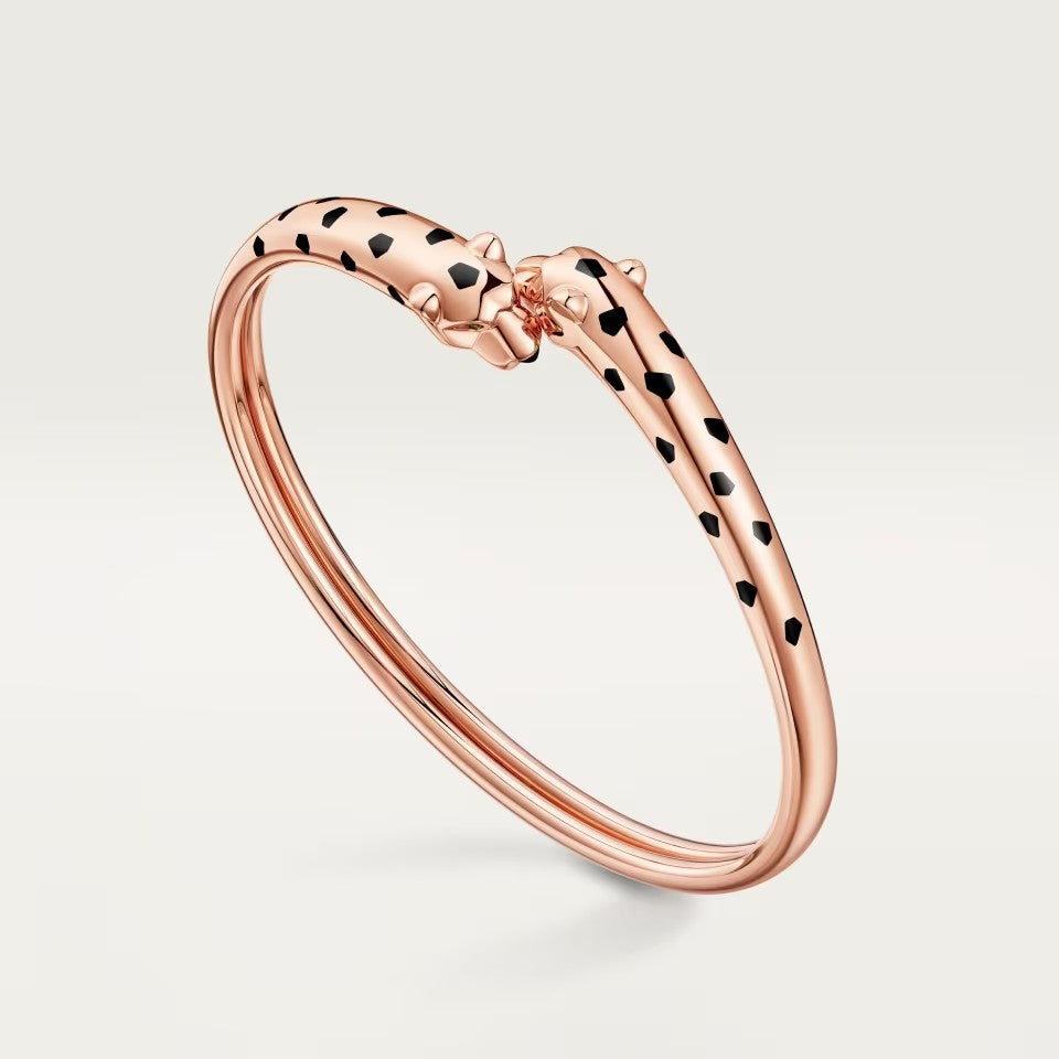 [⭐Sparkve]PANTHERE DOUBLE HEADED OPEN BRACELET