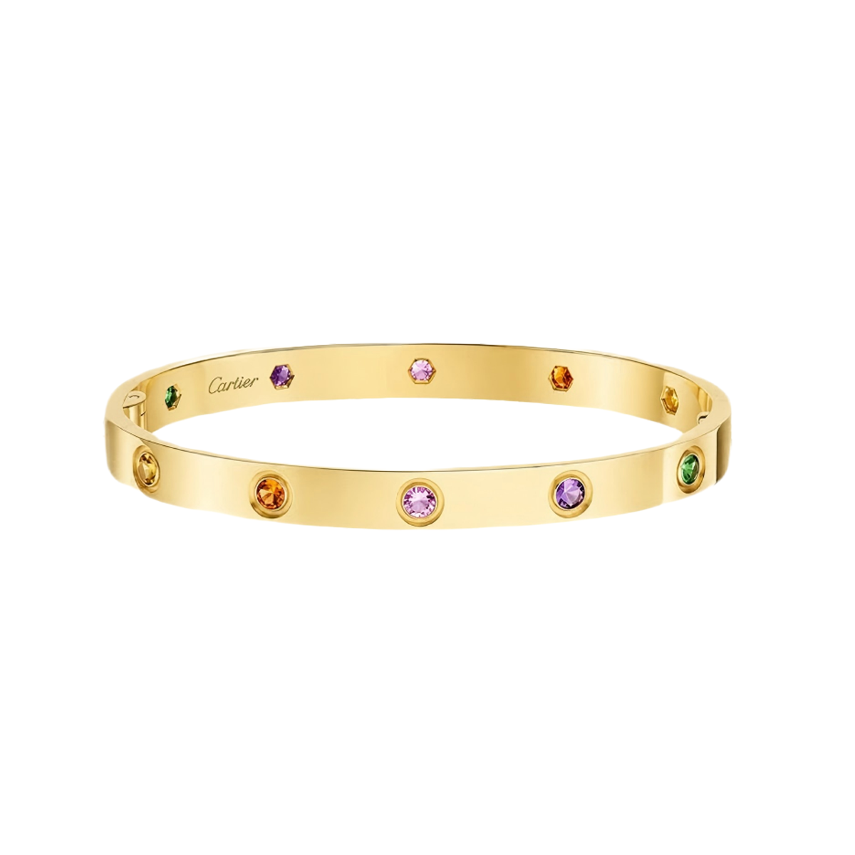 [⭐Sparkve] 2026 RAINBOW LOVE BRACELET 6.1MM  10 DIAMONDS
