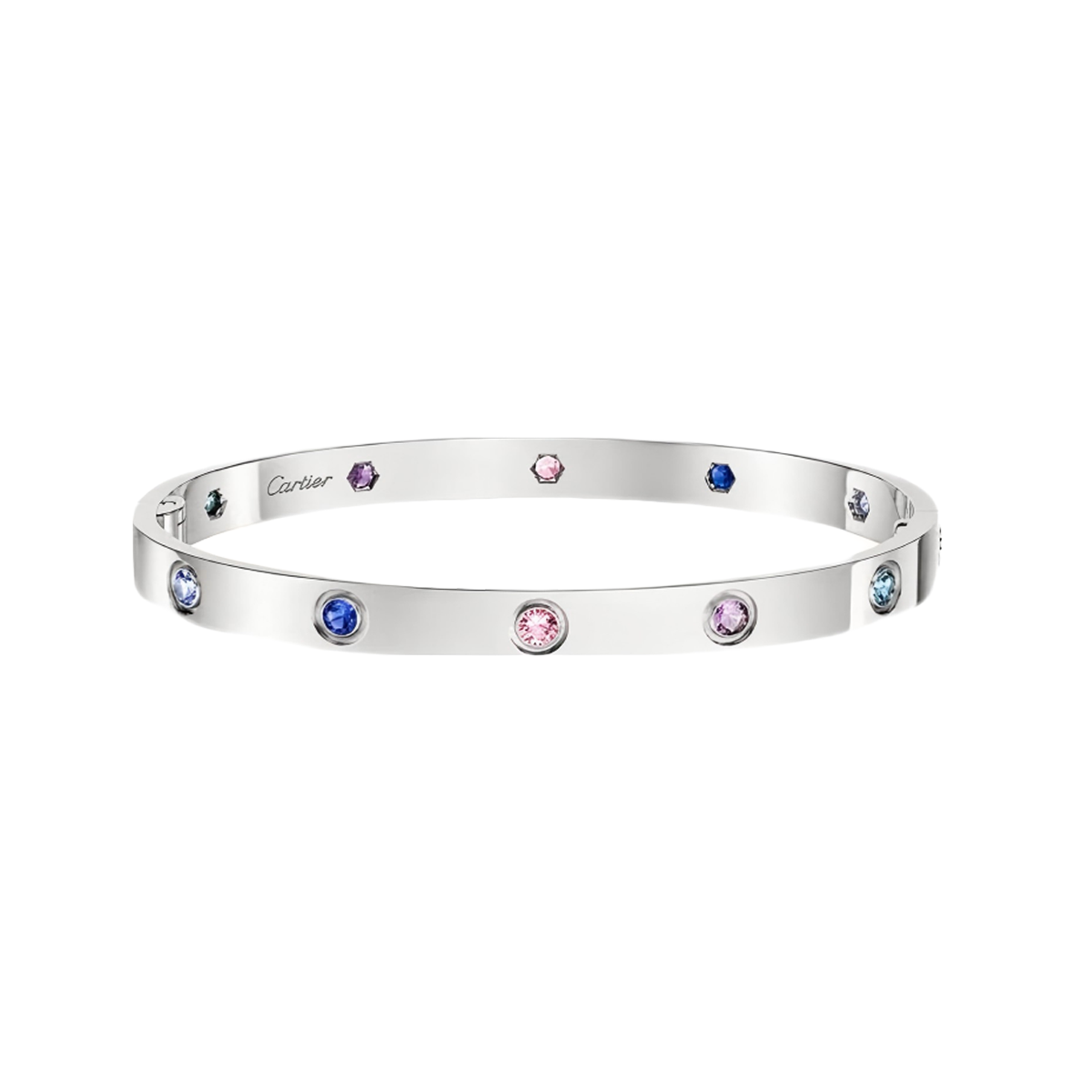 [⭐Sparkve] 2026 RAINBOW LOVE BRACELET 6.1MM  10 DIAMONDS