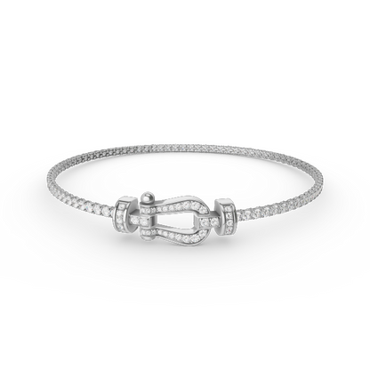 [⭐Sparkve]FORCE  HORSESHOE  DIAMOND TENNIS BRACELET