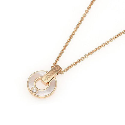 [⭐Sparkve]GARI NECKLACE PINK GOLD MOP
