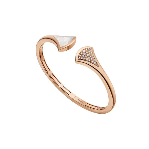 [⭐Sparkve]DREAM BRACELET OPEN PINK GOLD MOP DIAMOND