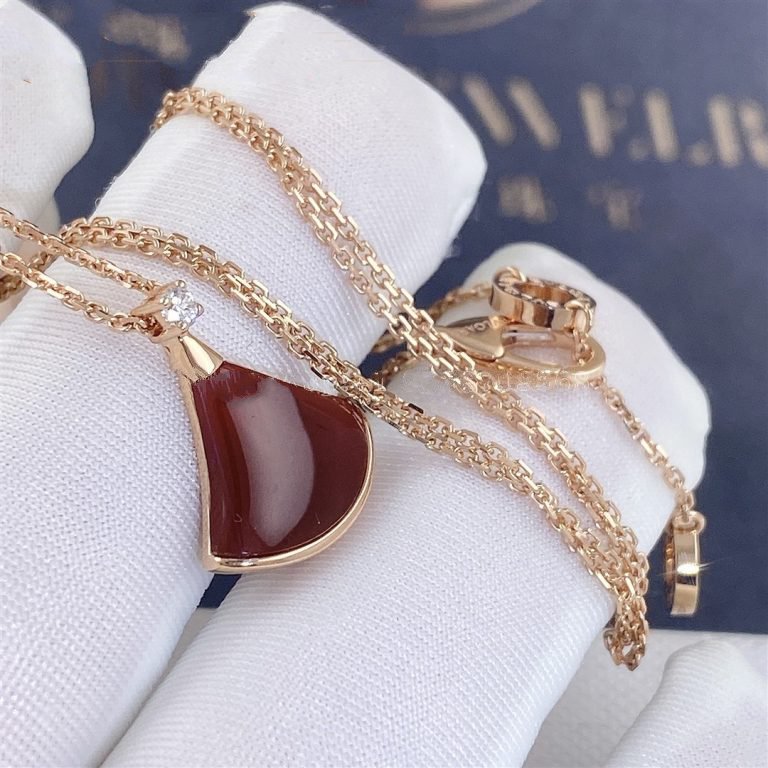 [⭐Sparkve]DREAM NECKLACE CARNELIAN 1 DIAMOND