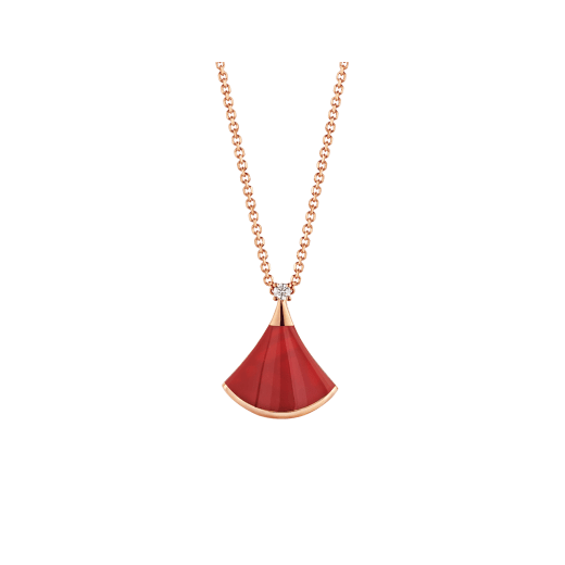 [⭐Sparkve]DREAM NECKLACE CARNELIAN 1 DIAMOND