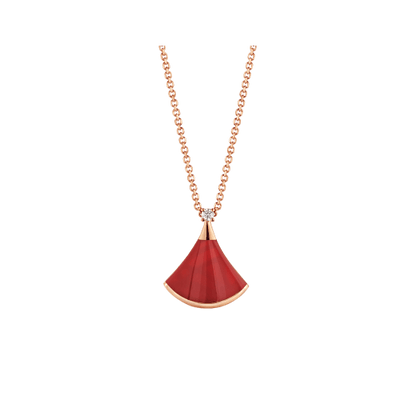 [⭐Sparkve]DREAM NECKLACE CARNELIAN 1 DIAMOND