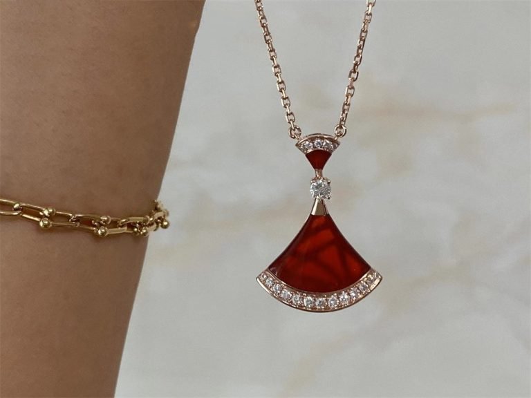 [⭐Sparkve]DREAM NECKLACE CARNELIAN DIAMOND