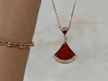 [⭐Sparkve]DREAM NECKLACE CARNELIAN DIAMOND